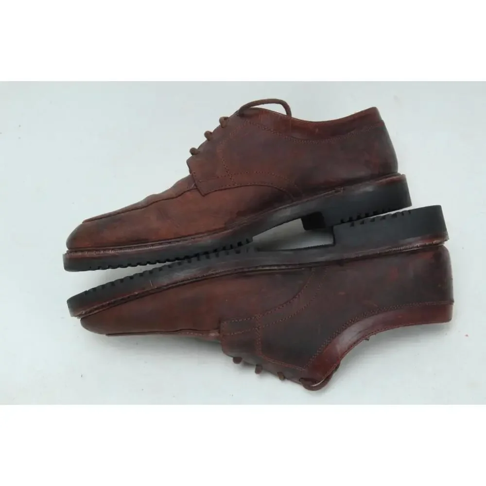 Cole Haan Country Oxfords Shoes OILED LEATHER Distressed Mens Lace Up Sz 10 M